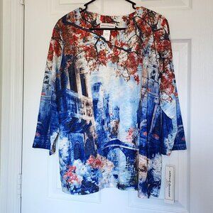 ALFRED DUNNER DESIGNER TOP WITH STUDS